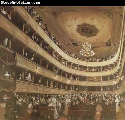 Gustav Klimt Auditorium of the old Burgtheater (mk20)